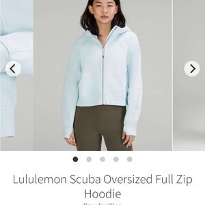 Lululemon Scuba Jacket